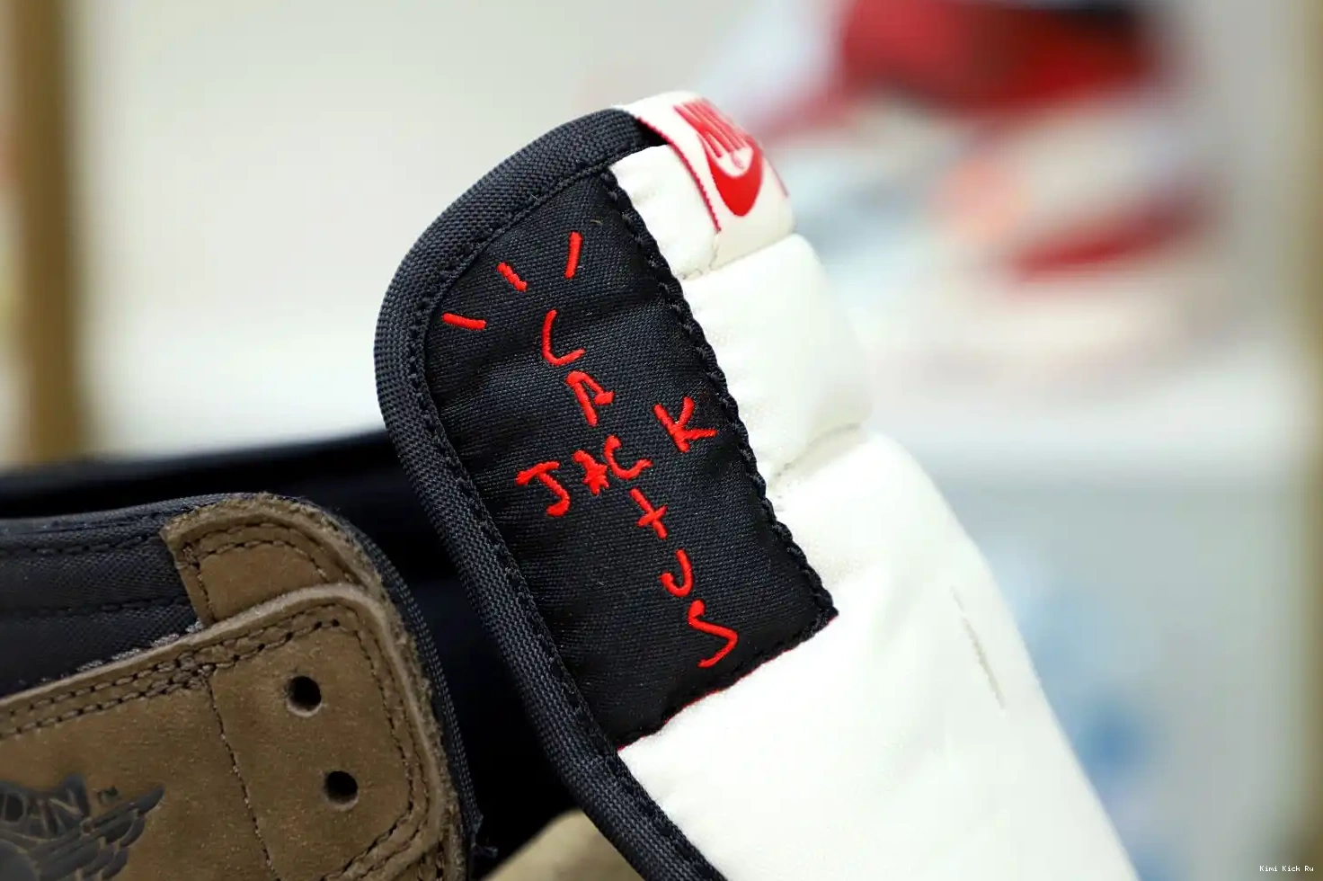 OG HIGH TRAVIS X RETRO 1 JORDAN 'MOCHA' Kimikick AIR SCOTT 0728